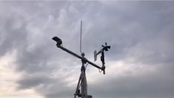 meteorological mesonet station measuring wind and other weather parameters | source Delaware DEOS via WBOC TV 16