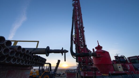 photo of a drilling rig to drill a groundwater monitoring well | credit California Department of Water Resources (DWR)